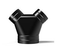 AC Infinity Divisor, 150x100x100mm de conducto de 3 vías, conector en Y, para tiendas de campaña de cultivo interior, mangueras de ventilación de secadora