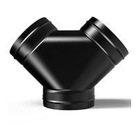 AC Infinity Divisor, 150x150x150mm de conducto de 3 vías, conector en Y, para tiendas de campaña de cultivo interior, mangueras de ventilación de secadora