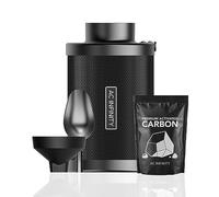 AC Infinity Kit de filtro de carbono recargable de 100mm con repuesto adicional, limpiador de aire para eliminación de olores para ventilador y conductos en línea de 100mm, filtro de carbón