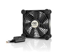 AC Infinity MULTIFAN S3, Quiet 120mm USB Fan for Receiver DVR Playstation Xbox Computer Cabinet Cooling, [Importado de Reino Unido]