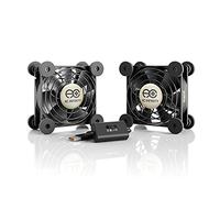 AC Infinity MULTIFAN S5, Quiet Dual 80mm USB Fan for Receiver DVR Playstation Xbox Computer Cabinet Cooling, [Importado de UK]