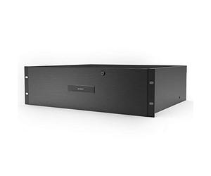 AC Infinity Rack, 48cm Mount Cajón 3U con placa frontal de aluminio, con cerradura y llave, para Equipo Servidor AV DJ Gabinetes Racks