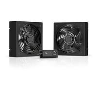 AC Infinity Rack ROOF Fan KIT, Quiet Dual Fan with Speed Controller, for Cooling AV, Home Theater, Network 19" Racks