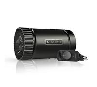 AC Infinity RAXIAL S4, Ventilador de conducto de refuerzo en línea de 4 pulgadas con controlador de velocidad, ventilador de lata de HVAC en línea de bajo ruido para sótanos, baños, cocinas, talleres