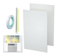 AC Insulation Panel, Foam Draft Seal Kit, 17x11 Inches Heat Blocking Air Conditioner Cover with Dust Proof, Foam Window Seal, Energy Saving Insulating Panels with Lightweight Build, AC Panel for Home