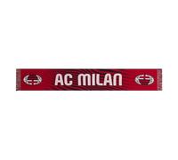 AC Milan - Bufanda Oficial Jacquard, Acrílico, Talla Única, Gráficos