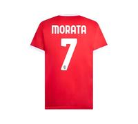 AC Milan Camiseta de Fútbol Réplica Estadio, Temporada 2024/2025, Home Morata, Jersey de Fútbol, 8 Años