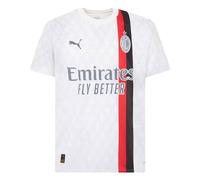 AC Milan - Camiseta Segunda Equipación, Temporada 23/24, Blanco, Adulto, Unisex, L