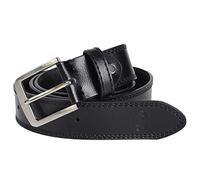 AC Milan Cintura in Pelle Cinturón, Nero, Unisex-Adulto