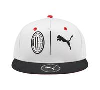 AC Milan - Flatbrim Cap, Gorra de béisbol Unisex Adulto, Feather Gray-Puma Black, 4099683453025