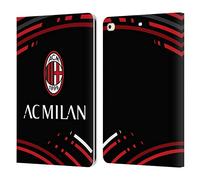 AC Milan - Funda de Piel Tipo Libro para iPad 9.7 2017 / iPad 9.7 2018