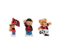 AC Milan Juego de imanes con 3 Teddy, Producto Oficial
