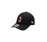 AC Milan New Era 9Forty Niños Cap Negro Negro, Negro, 6-12 ANS