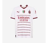 AC Milan Stagione 2022/23 Camiseta para Hombre, White-Tango Red, M