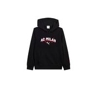 AC Milan - Sudadera con Capucha Culture Milan, Color Negro, para niño de 12 años, Producto Oficial