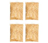 AC - Pack de 4 Bolsas de Paja triturada para belén - Accesorio para decoración en el Nacimiento - Ideal para los últimos Detalles