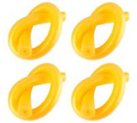 AC - Pack de 4 Churros de Natación - Tubo Flotador Espuma - Habilitación - Palo Flotador - 150 cm - Color Amarillo