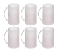 AC - Pack de 6 Jarras de Cerveza Enfriadoras - Fabricado en Plástico - Contiene Agua 100% destilada - Apto para Uso Alimenticio - 15 x 9 x 12 cm - 450 ml