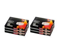 AC - Pack de 6 Paquetes de 48 Pastillas para encender Fuegos - Encendido de barbacoas, chimeneas, hogueras, cocinas de leña, Estufas - Color Blanco