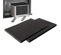 Ac Pad Outside, Window Air Conditioner Accessory, 17 pulgadas x 3/4 pulgadas portátil Magnetic Noise Barrer, drenaje Pan Tray, diseño impermeable, para dormitorio interior al aire libre
