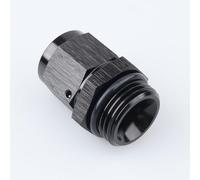 AC PERFORMANCE -8 AN hembra giratoria a 10 ORB macho junta tórica Boss manguera de combustible, aluminio negro
