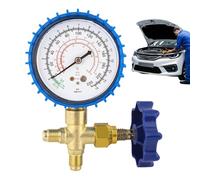 AC Pressure Gauge - Precision Thickened Leakproof | Air Conditioning Refrigerant Charging Valve | 0-220psi 0-15kg/cm2 For R22 R134 Car Office Hotel Room Dormitory Home Refrigeration Repair