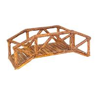 AC - Puente de Troncos para Belén, durexina, Pasarela, Adorno, Nacimiento, Pesebre, Navidad, decoración Tradicional - 15 x 5 x 5 cm