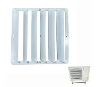 AC R ajustable para unidades al aire libre, cubierta de ventilación antisoplado directo, bomba de calor, protege la rejilla de aire acondicionado (46 cm)