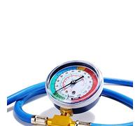 AC R134a Automotive Air Conditioning Refrigerant Recharge Hose Gauge Manifold Kit Professional A C Service Set with Pressure Gauges