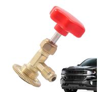 AC Refrigerant Can, dispensar Refilling Tool,1-2 cm Automotive Valve Connector, Leak-Proof Brass Adapter, Easy Grip Design for Car, Air Conditioning, Recarga and Truck System