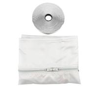 AC Seal Kit, Window Cover, Exhaust Vent, Cloth Material, Compact Build, Easy Setup, Tight Fit, Air Conditioner Attachment for Dorm, Apartment, Bedroom, Casement Use