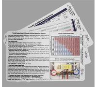 AC Service Tech LLC Tarjetas de referencia rápida HVAC para carga de refrigerante y solución de problemas
