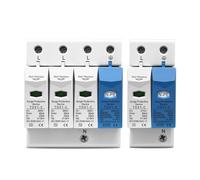 AC SPD Carril DIN 1P + NPE 3P + NPE 50KA T1 T2 385V 255V Protector Contra Sobretensiones Doméstico Dispositivo Descargador De Bajo Voltaje(1P NPE,385V)