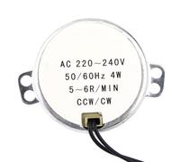 AC Synchronous Motor Geared Motor 4W CW/CCW Low Noise Small Size Light Weight Easy to Use for Electric Fan Ventilation Mechanism (5-6 UPM)