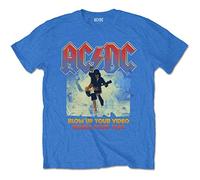Ac - T-Shirt # L Unisex Blue # Blow Up Your Video