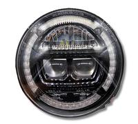 AC Tools Faro LED Homologado de 7 Pulgadas multifunción con luz de posición, intermitencia, cruce y largas. Compatible con Motos, Nissan Patrol, Jeep, Toyota, Suzuki y Más (1)