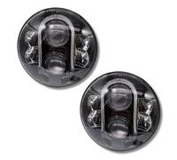 AC Tools Faro LED Homologado de 7 Pulgadas multifunción con luz de posición, intermitencia, cruce y largas. Compatible con Motos, Nissan Patrol, Jeep, Toyota, Suzuki y Más. (2)