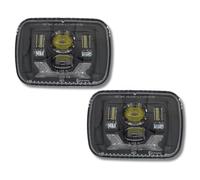 AC Tools Faros LED 5x7 Homologados con Luz Diurna, Cruce y Largas - 85W, 6000K, Carcasa de Aluminio con Válvula Anticondensación, 12-24V (2 pc)