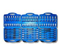 AC Tools | Juego Profesional 3 Maletines medida 1/2 De Torx, Allen y XZN SPLINE 88 Piezas super completo