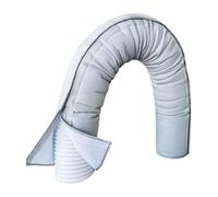 Ac Tube Wrap, Ac Hose Protection, 5 Flexible Insulated Tube Wrap Dust-Proof Cover, Diameter Pipes for Duct, Vent, Wall, Home, Office, Hvac Systems, Indoor, Air Conditioner Use