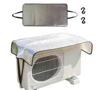 AC Unit Covers, Insulated Split Wrap, Protection For Residential Garden Use, UV Resistant, Usage In Backyard Pool RV Winter Commercial Outdoor HVAC Shield, 47.24x23.62 inches