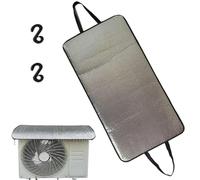 Ac Unit Covers Outdoor, Condenser Wrap, Insulated Weatherproof Shield for Split System Protection, Uv Resistant Cover Garden Rv Pool Backyard, Residential Commercial Summer Winter Use