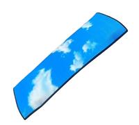 AC Unit Covers Outdoor, Waterproof Leaf Guard, plegable Air Conditioner Protection, Weatherproof Cover, Accessories for Dorms, Workplace, Apartments, Hotels Color Blue Easy to Use