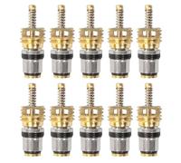 Ac Valve Core, Refrigeration Valve Core, 10 Pieces Rust-Resistant Replacement Kit, Sturdy HVAC Repair Accessories for RV Maintenance, Automotive Systems, Vehicle Air Conditioning