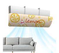 AC Vent Deflector | Yellow Vent Wind Deflector for Air Conditioner Lightweight | Punch - Angle Adjustable Wind Guide, Multifuncional Air Conditioner Accessories for Living Room