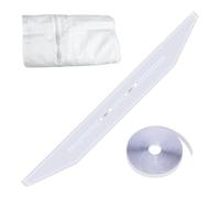 AC Window Seal - AC Window Insulation No Drilling | Screen Cloth Baffle Replacement Cover, ideal para Basement RV Draft Garage Noise Winter Repair