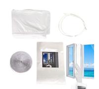 AC Window Seal Kit, Portable Air Conditioner Vent Tool, No-Drill Replacement Seal, Sturdy Build, Strip for Exterior Home Winter Weatherproofing Insulation Use, White, 400x50x1cm