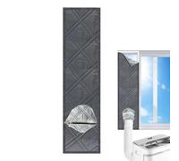AC Window Seal Kit - Portable Insulated Barrier | 3 Layer Fabric Cover