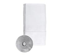 AC Window Vent Kit - AC Window Vent Seal - Air Conditioner Accessories - Polyester Seal 190cm White 272g No-Drill Eco-Friendly Closure Strip for Mobile A-c Units Home Cooling .w Insulation Use