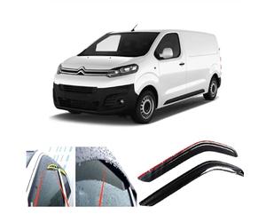 AC WOW 2 deflectores de viento para TOYOTA ProAce Verso para Citroen Jumpy Dispatch SpaceTourer para PEUGEOT Expert Traveller 2016 -plus para VAUXHALL Vivaro Zafira Life para Fiat Scudo